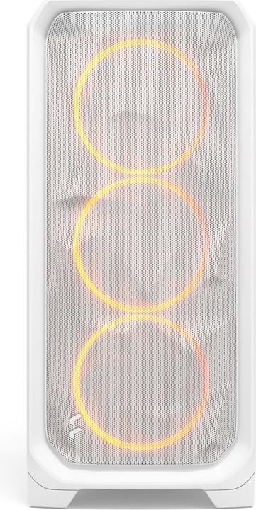 Actual product image Fractal Case Meshify 3 White RGB TG Clear Tint (ATX, mATX, Mini-ITX)