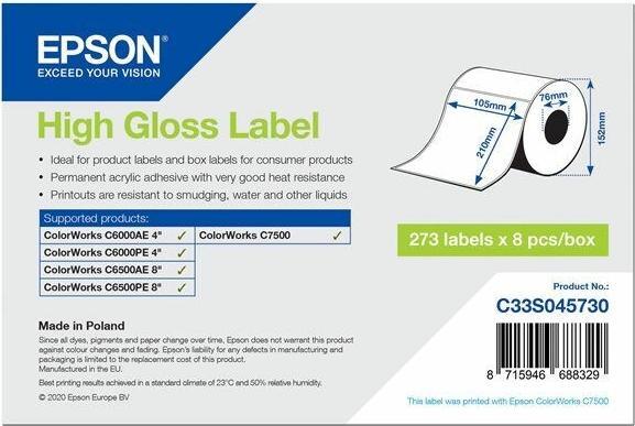 Actual product image Epson High gloss permanent acrylic adhesive