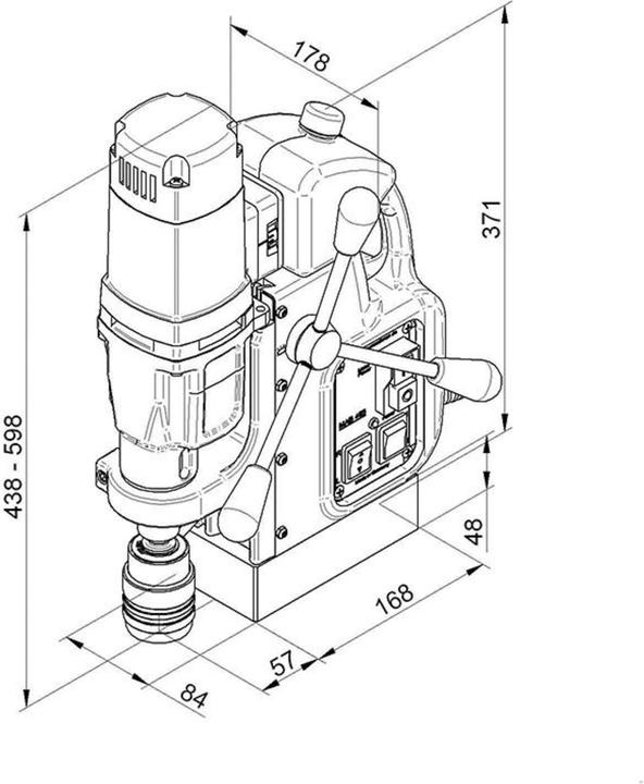 Image du produit BDS Perceuse magnétique MAB 485