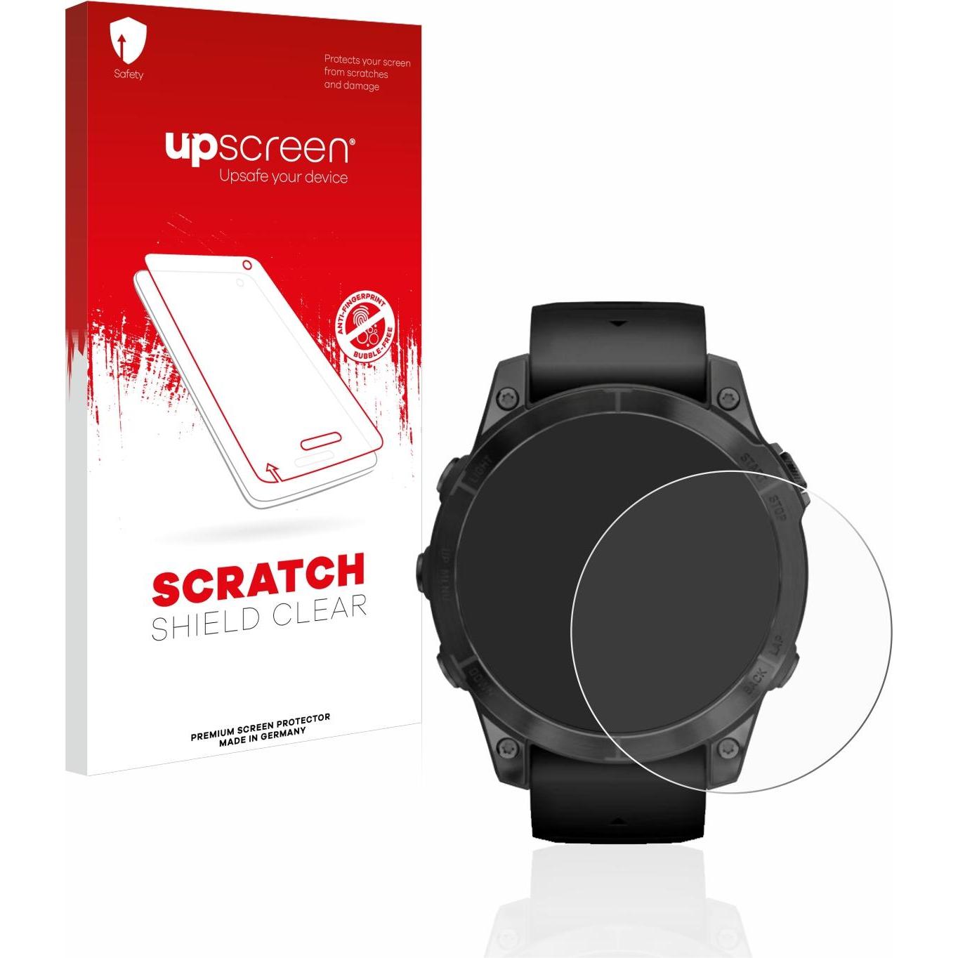 upscreen Scratch Shield Displayschutz, Smartwatch Schutzfolie, Transparent