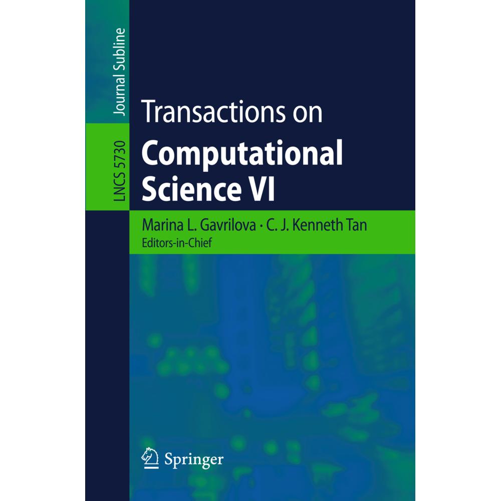 Transactions on Computational Science VI, Fachbücher von Valentina Franzoni