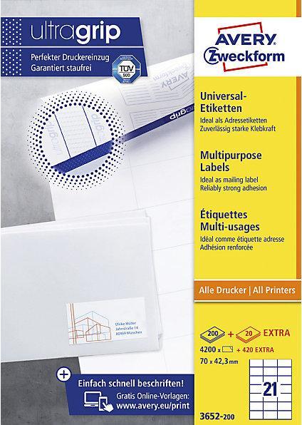 Immagine prodotto kaiserkraft Etichette universali permanenti