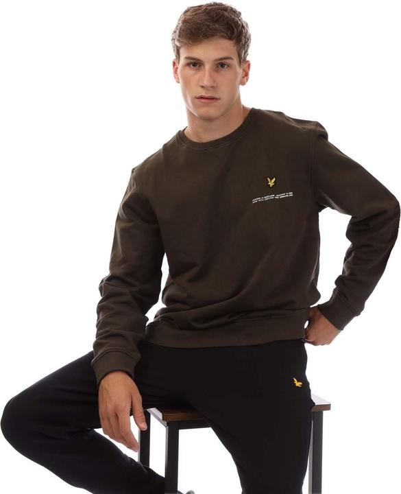 Immagine prodotto Lyle and Scott Felpa Stampato Girocollo Uomo (XL)