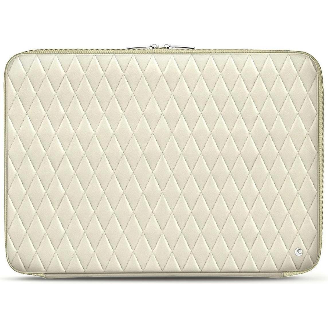 Noreve Lederhülle, Notebooktasche, Weiss