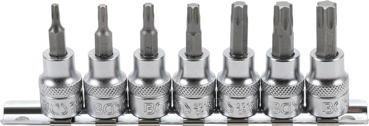 Actual product image BGS Bit Socket Set | 10 mm (3/8") Drive | T-Star (for Torx) T15 - T50 | 7 pcs. (10mm)