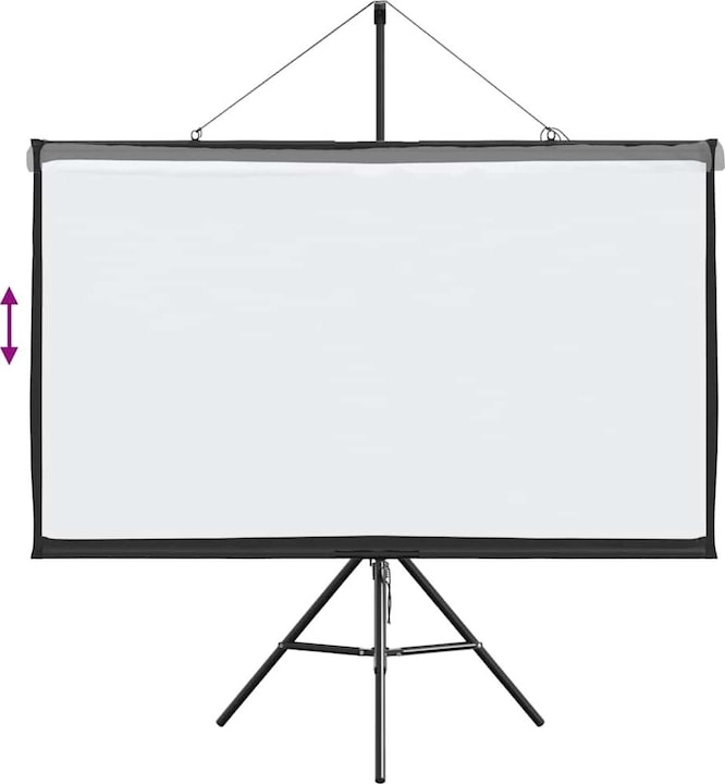 VidaXL Schermo per proiettore con treppiede Schermo per proiezione da 50 pollici 16:9 (50", 16:9)