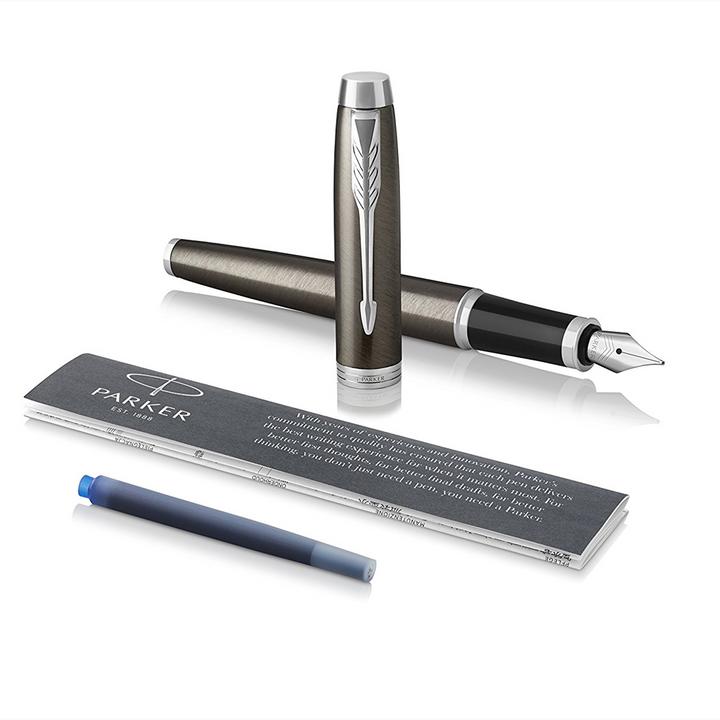 Actual product image Parker Pen IM Dark Espresso C.C. (Silver, Gun metal, 1 x)