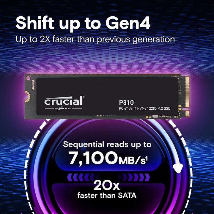 Productafbeelding Crucial P310 (1000 GB, M.2 2280)