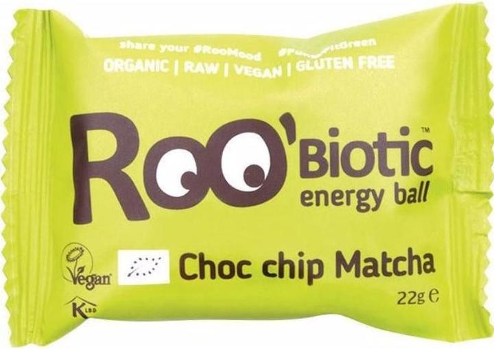 Image du produit Roobar Energy Ball Choc Chip Matcha Bio (1 pcs, 22 g)