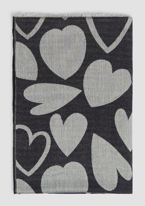 Immagine prodotto s.Oliver Tuch Schal mit Fransen und Artwork