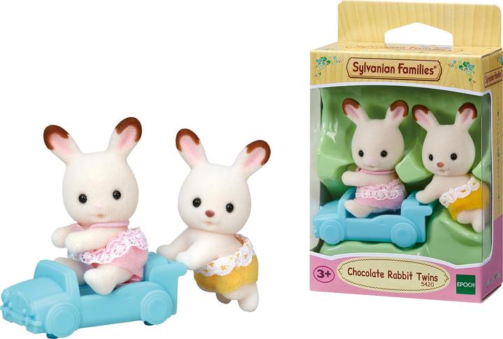 Actual product image Sylvanian Families Chocolate Rabbit Twins