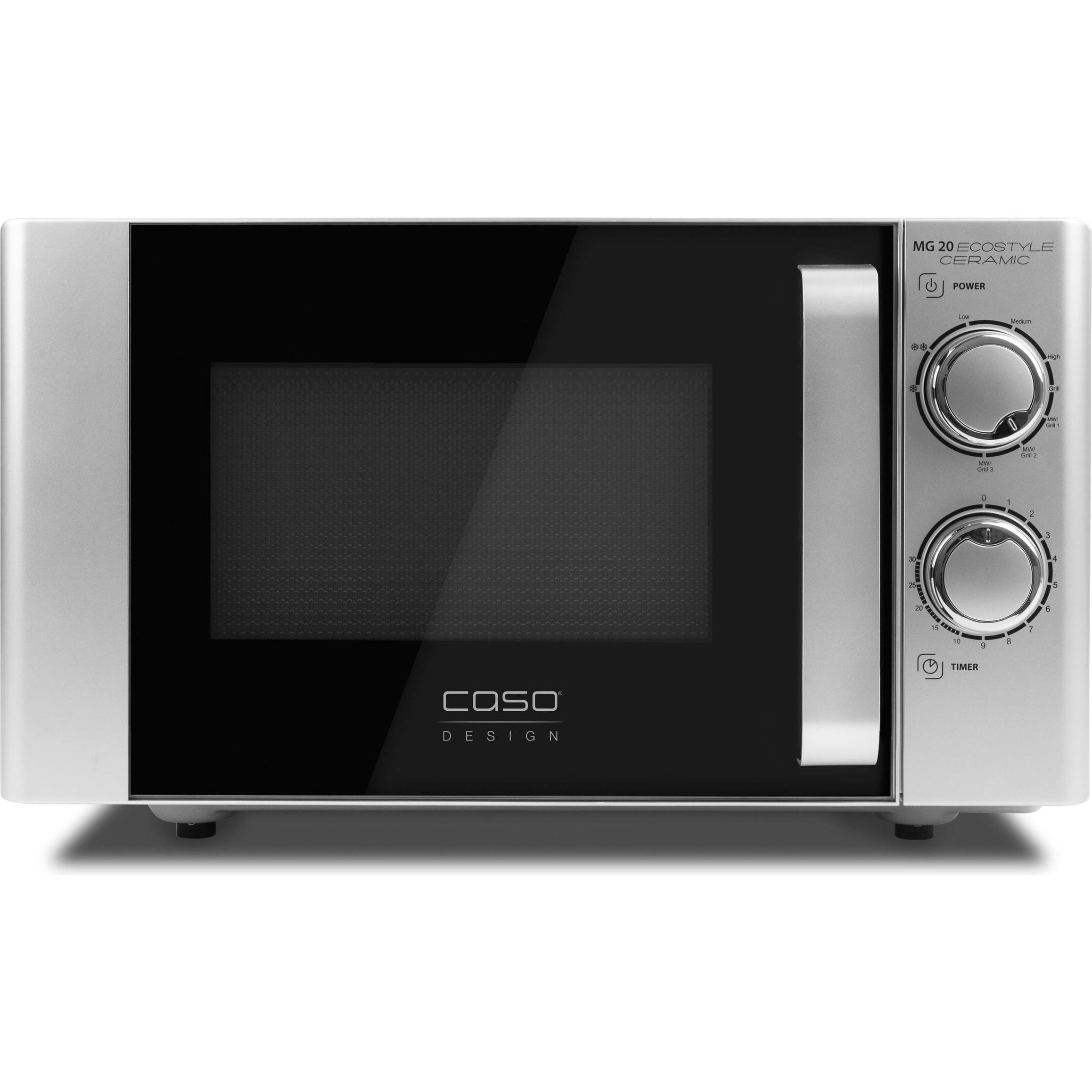 Caso MG 20 Ecostyle Ceramic, Mikrowelle, Silber