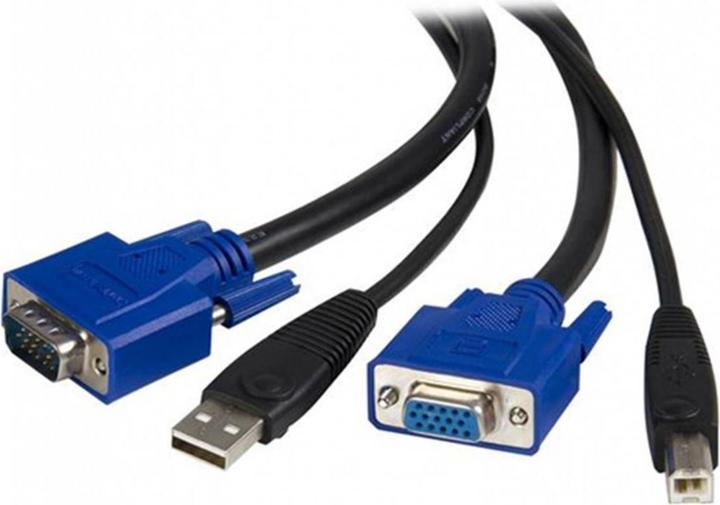 StarTech KVM Kabel USB VGA voor KVM Switch 1,8m - Kabelset voor KVM Switch 2x USB A/B Plug 2x VGA St...