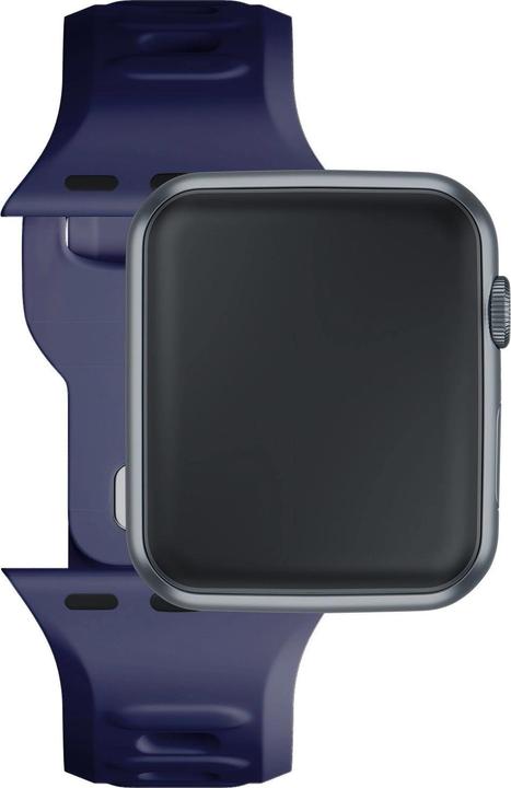 Produktbild 3MK Silicone Watch Strap granatowy/ocean blue dla Apple Watch 42/44/45/49mm (Edelstahl, Silicone)