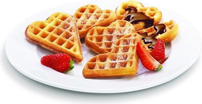Actual product image Tefal Snack Collection heart wafers