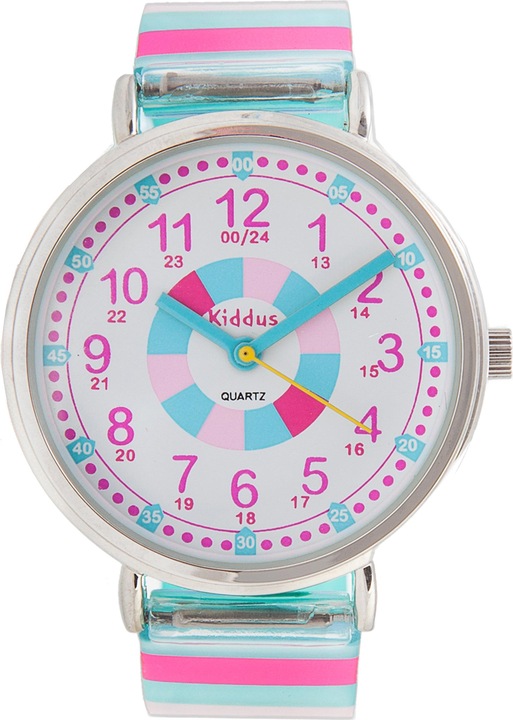 Produktbild Kiddus Time Teacher Turquoise (Analoguhr, 33 mm)