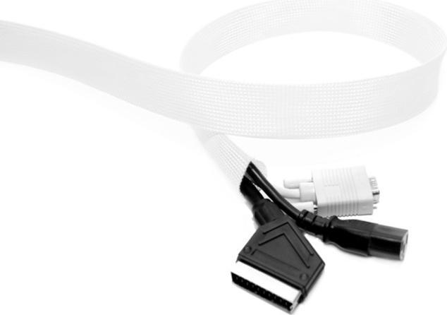 Immagine prodotto Multibrackets Calze con cavo, D=20mm, L=10m, bianco, elastico (1000 cm)