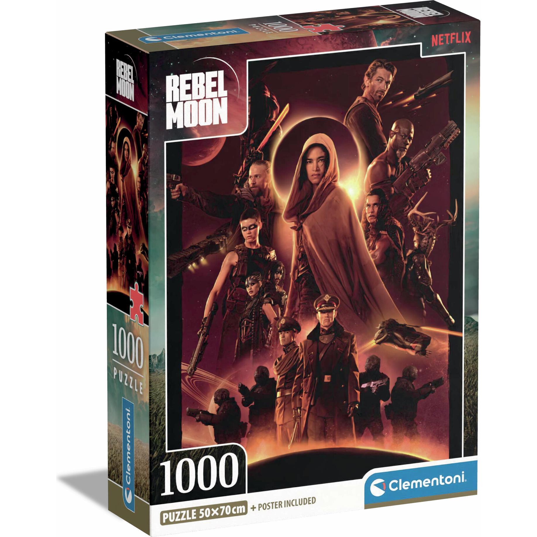 Clementoni Multicolore 1000 Pz - Luna Ribelle (1000 Pezzi)