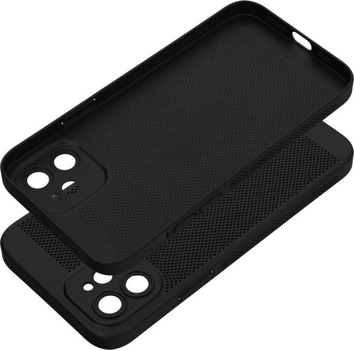 Immagine prodotto OEM Back panel cover BREEZY Case for IPHONE 12 black (Apple iPhone 12)