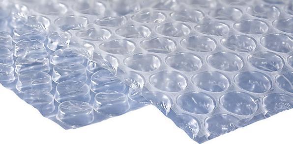 Actual product image kaiserkraft Bubble wrap film, 2-ply, film thickness 80 µm, WxL 500 mm x 50 m.