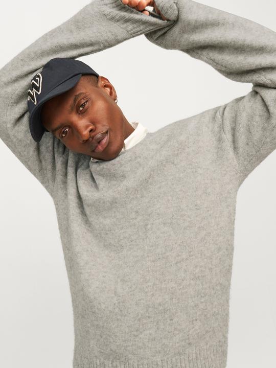 Produktbild Jack & Jones Einfarbig Strickpullover mit Rundhals Strickpullover mit Rundhals (XL)