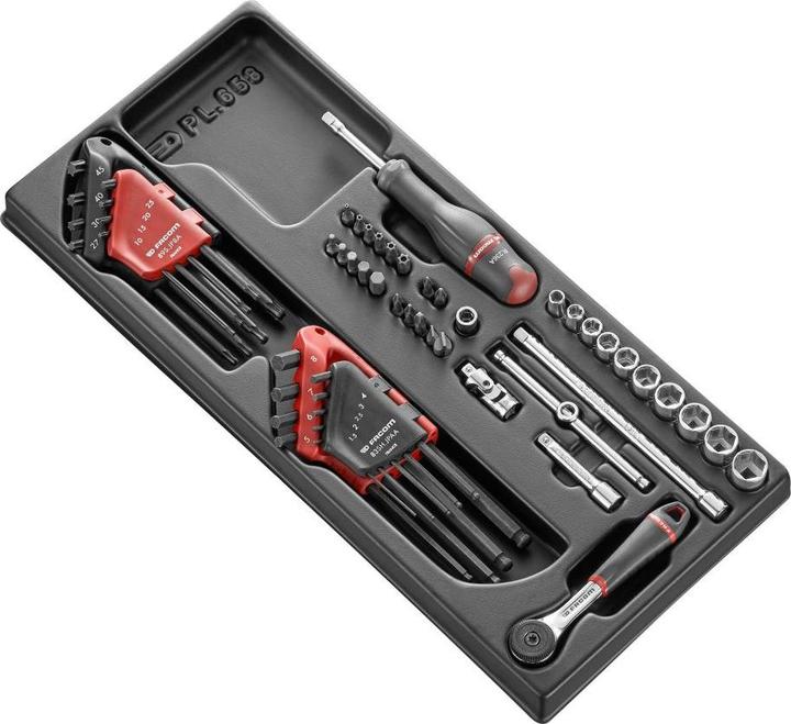 Actual product image Facom Socket set, 52-piece, 1/4 inch, socket module type