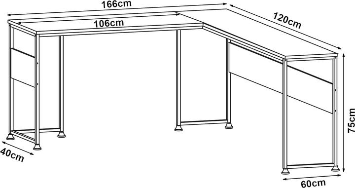 Produktbild En.Casa Karlstang (166 x 120 x 75 cm)
