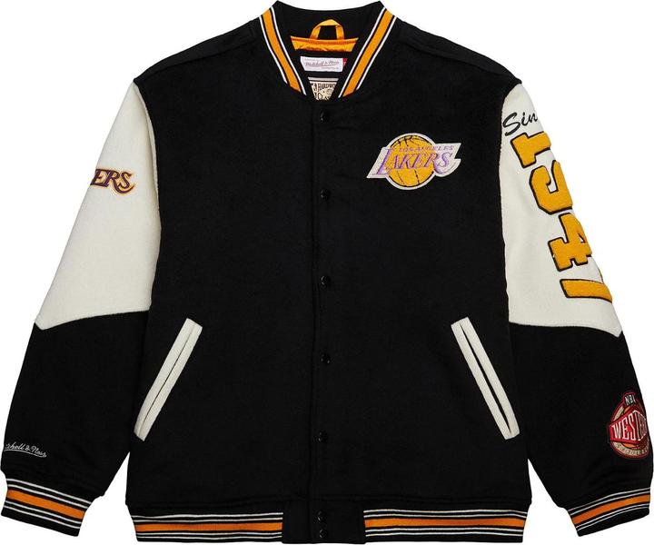 Immagine prodotto Mitchell & Ness M&N Vintage Varsity Wool Jacke - NBA Los Angeles Lakers - M (M)