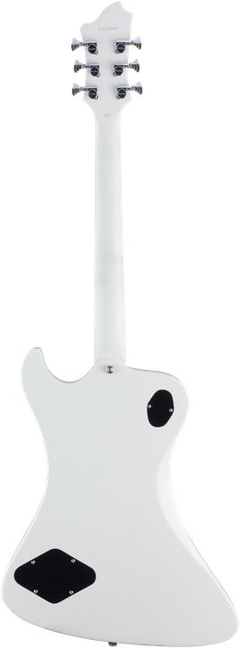 Actual product image Hagstrom Electric Guitar, Fantomen, White Gloss (Electric guitar, Body: Mahogany, Fingerboard: Resinator, Neck: Mahogany)