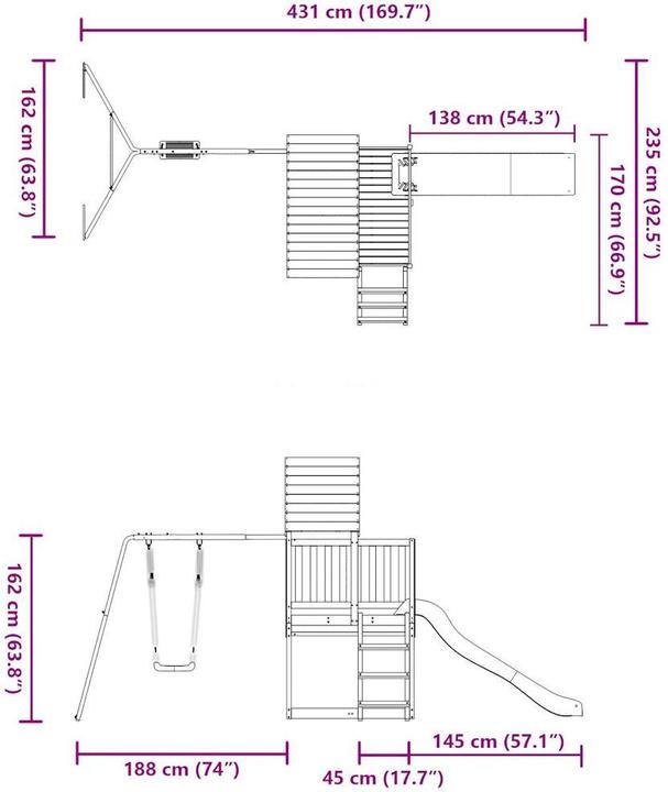 Immagine prodotto vidaXL Spielplatz