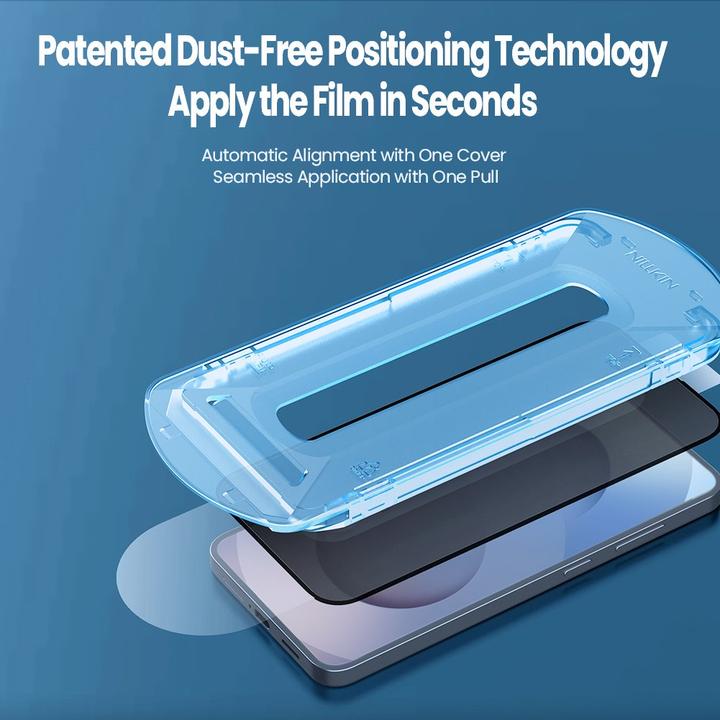 Actual product image Nillkin Tempered Glass 0.25mm Guardian 2.5D for Samsung Galaxy S26+ Black (with applicator) (1 pcs., Samsung Galaxy S26+)