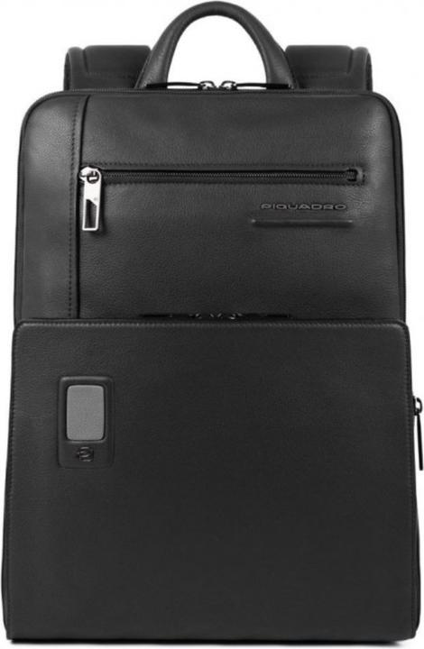 Actual product image Piquadro Tasche, Leather, Leather Backpack, Black, For Men