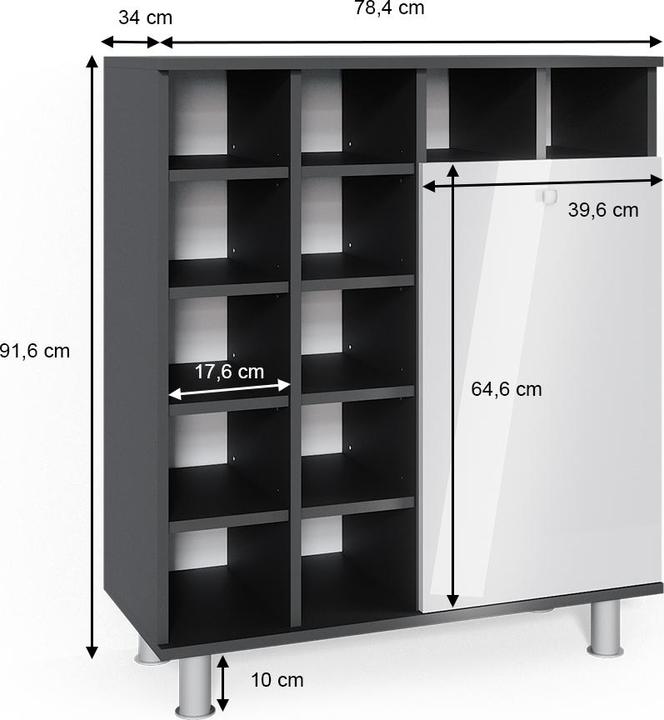 Actual product image Vicco Fynn (78.40 x 34 x 91.60 cm)