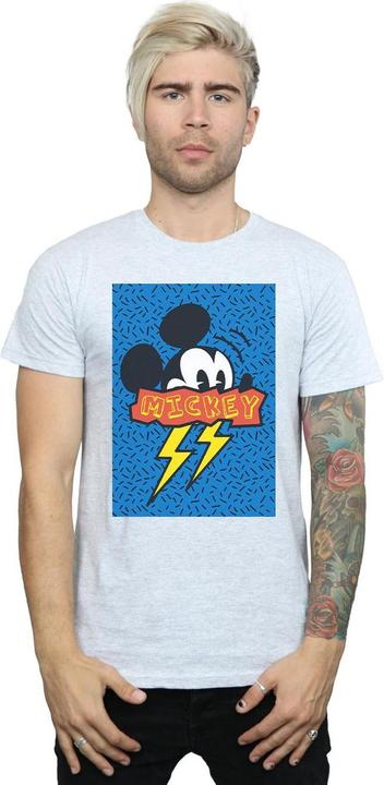 Actual product image Disney Mens Mickey Mouse 90s Flash T-Shirt (4XL)