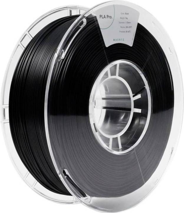 Produktbild Maertz PLA Pro (PLA, 1.75 mm, 1000 g, Schwarz)