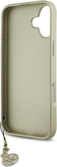 Immagine prodotto Guess GUHCP16SGF4GBR iPhone 16 6.1" brązowy/marrone custodia rigida 4G Charms Collection (Apple iPhone 16)