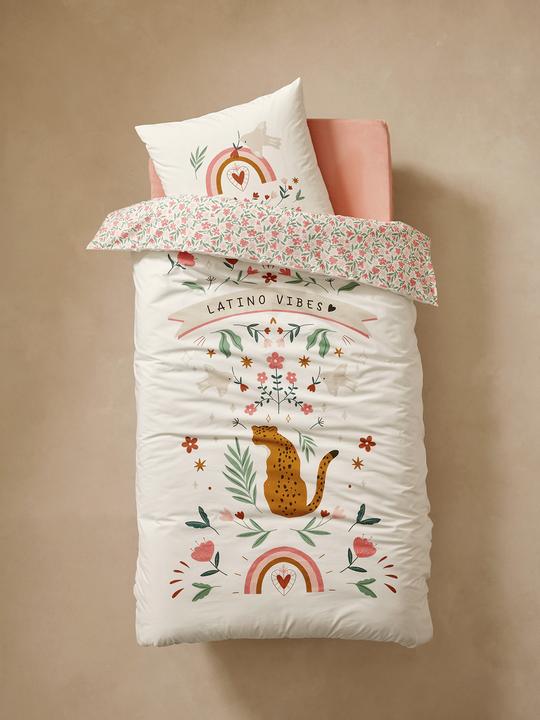 Immagine prodotto Vertbaudet Kinder Bettwäsche-Set LATINO VIBES mit Recycling-Baumwolle