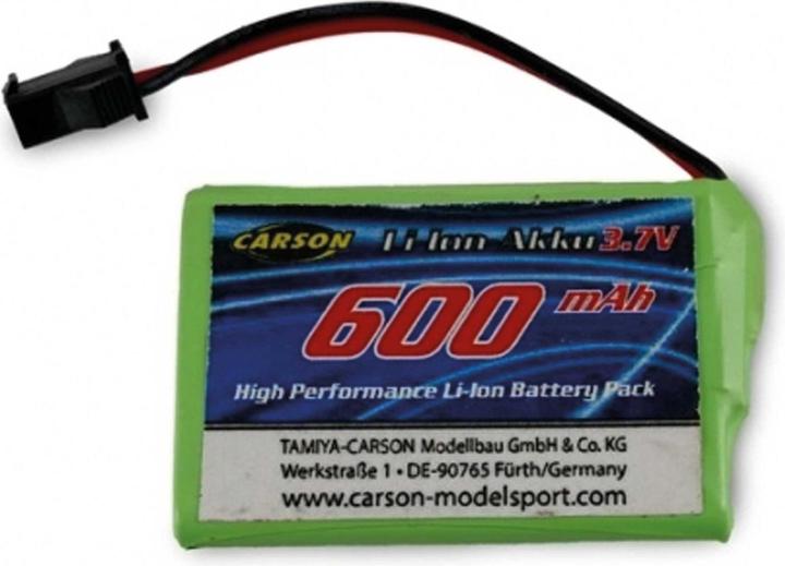 Produktbild Carson 3,7V/600mAh LiION Akku : 907337/47 JST (3.70 V, 600 mAh)
