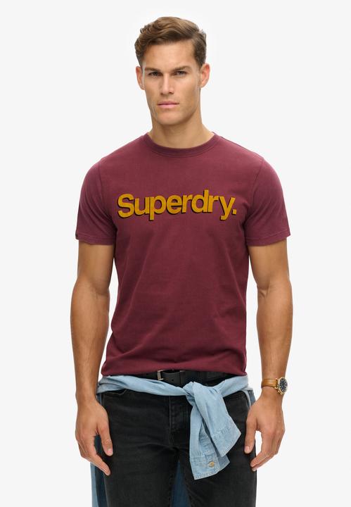 Actual product image Superdry Classic Core Logo Shadow Tee (M)