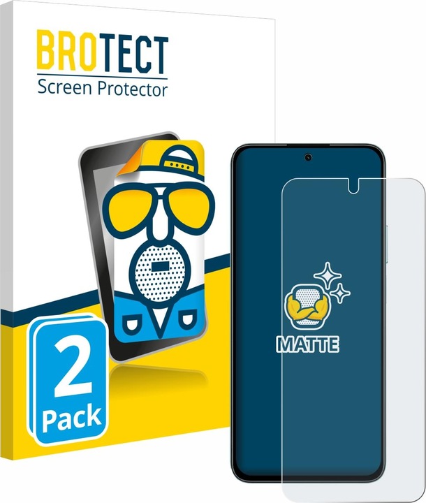 Actual product image BROTECT Anti-glare screen protector matt (2 Piece, Realme X7 5G)