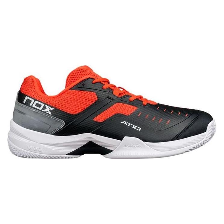 Nox, Herren, Tennisschuhe, AT10 Pro (45), Rot, Schwarz