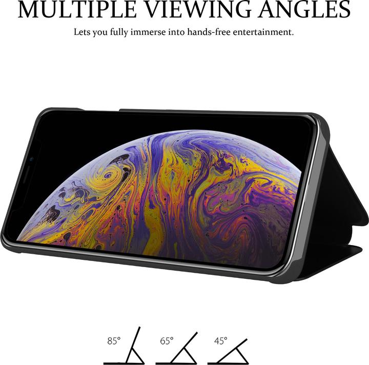 Immagine prodotto Cadorabo Copertina per specchietto retrovisore Smart View a libro (Apple iPhone XS Max)