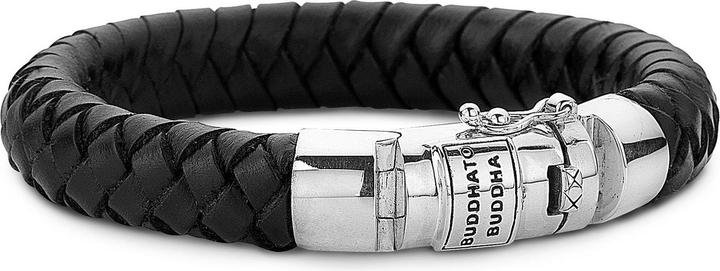 Immagine prodotto Buddha to Buddha Bracciale Ben Nero (21 cm, Argento 925, Cuoio)
