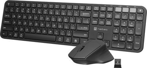 Produktbild Genesis OCTOPUS 2 US DRAHTLOSE TASTATUR + BLUETOOTH-MAUS + USB 2,4 GHz (US, Kabellos)