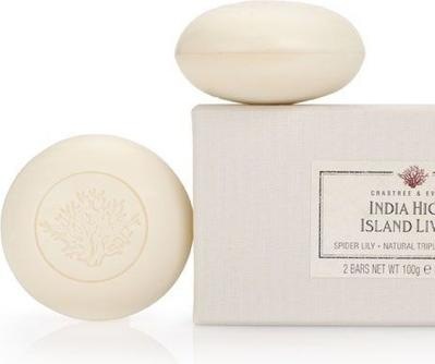 Produktbild Nuxe Crabtree & Evelyn Duo Set India Hicks Island Living Hydrating Soap Bar - 2 Stück, 100 Gramm