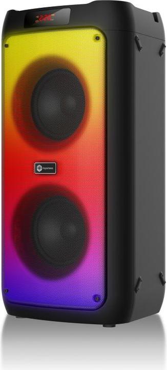 Actual product image Connect IT Hyperbass BEAT+ bluetooth party reproducer,2x30W,BT,USB,MicroSD,microphone,DO,ČERNÝ (10 h, USB power delivery)