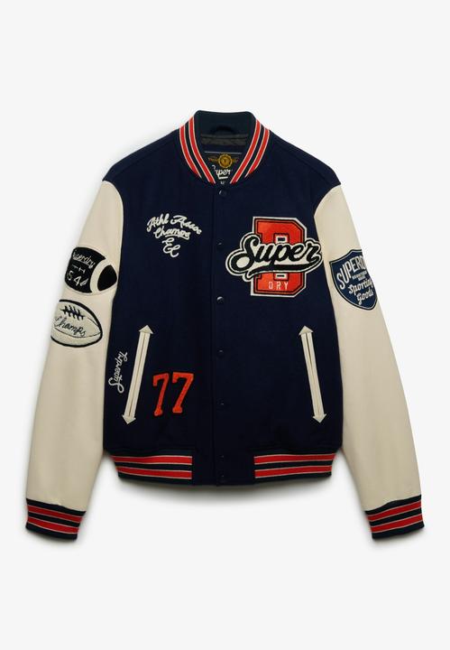 Actual product image Superdry College Patched Varsity Jacket (XL)
