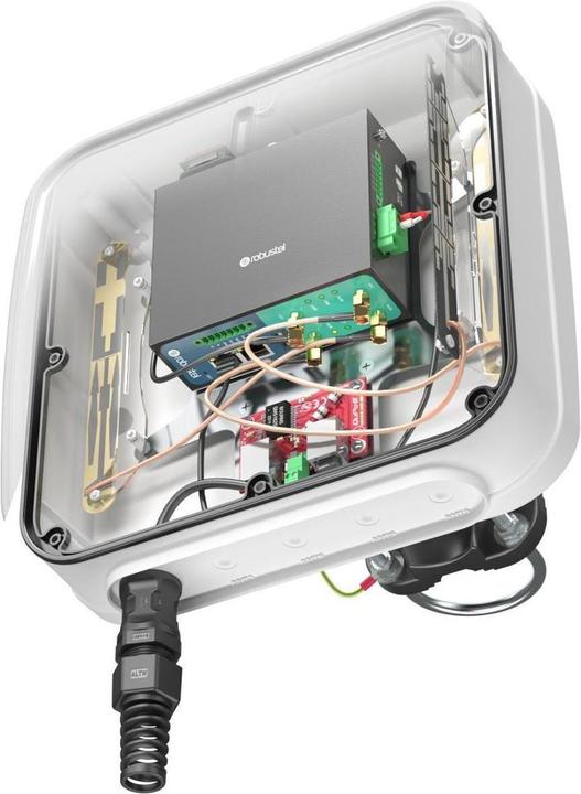 Produktbild Quwireless AR3000MO - QuMax Omni mit PoE-Splitter für Robustel R3000