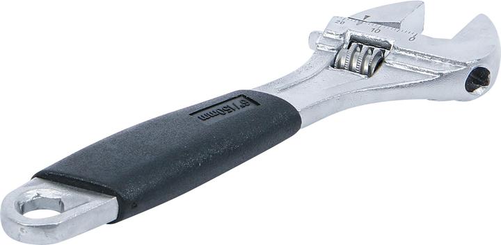 Actual product image BGS Adjustable Wrench with soft Rubber Handle max. 20 mm (10 mm, 11 mm, 12 mm, 13 mm, 14 mm, 15 mm, 16 mm, 17 mm, 18 mm, 19 mm, 3 mm, 4 mm, 5 mm, 6 mm, 7 mm, 8 mm, 9 mm)
