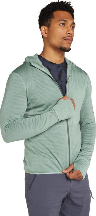 Actual product image Icebreaker Men Merino Mer 200 Realfleece Descender LS Zip H (XL)